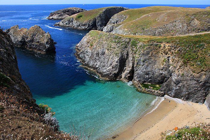 belle ile en mer beach