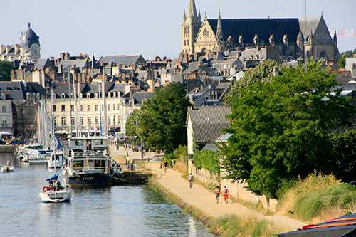 Spaziergang am Hafen von Vannes