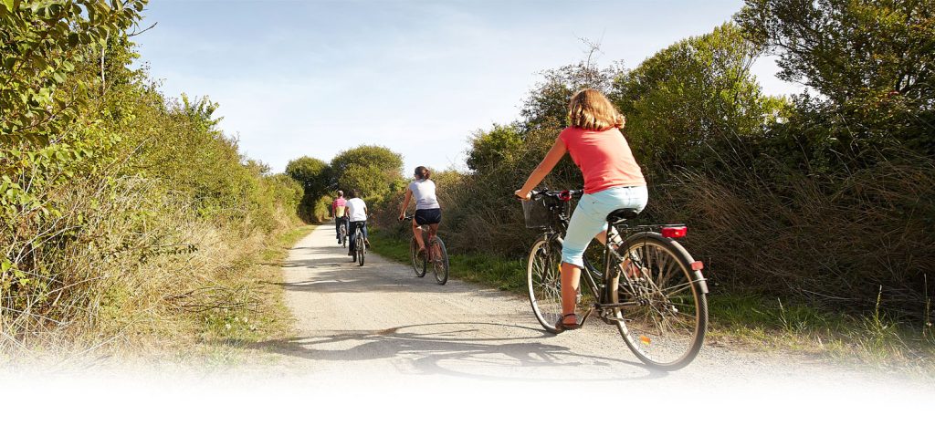 paseo en bicicleta por morbihan