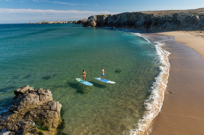 stand up paddle bucht von quiberon morbihan 1